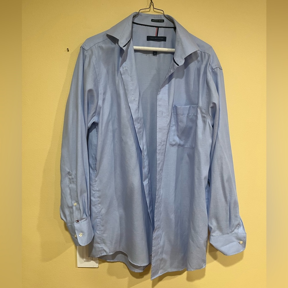 Light Blue “Tommy Hilfiger” Dress Shirt